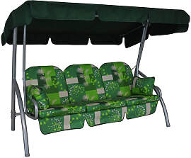 Hollywoodschaukel Deluxe Kairo grün