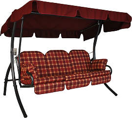 Hollywoodschaukel Ibiza Rio bordeaux