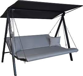 Hollywoodschaukel "Lounge Zip granit",