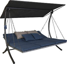 Hollywoodschaukel "Luxus Smart denim",