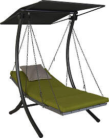 Hollywoodschaukel "Luxus Smart lime",