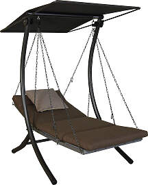 Hollywoodschaukel "Luxus Smart olive",