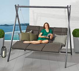 Hollywoodschaukel "Relax", grün (olive, 