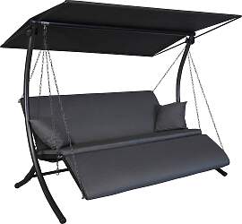 Hollywoodschaukel "Swing Zip anthrazit", 