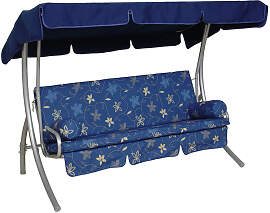 Hollywoodschaukel Trend Korfu blau