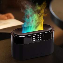 Holwim Aroma Diffuser mit Flammen & Digital