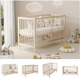 Holz-Babybett, multifunktionales Babybett,