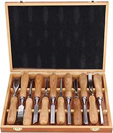 Holz Schnitzwerk Zeuge Set aus 12, CRV 60 Stahl