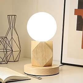 Holz Schreibtischlampe Nachttischlampe Moderne