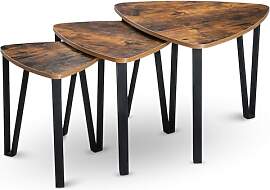 holz4home® Beistelltisch Radon im 3er Set I