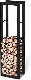 holz4home® Kaminholzregal aus Metall Schwarz I