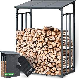 holz4home® Kaminholzregal Außen Holzlager I