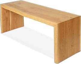 holz4home® Massivholzbank L I Sitzbank aus Eiche