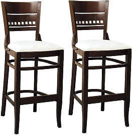 Holzbarhocker Condor (2er-Set) Kunstleder