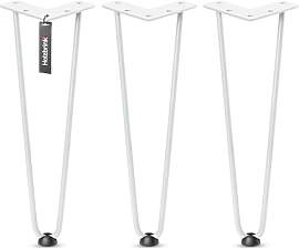 HOLZBRINK Hairpin-Metallbeine Weiß 35 cm (3