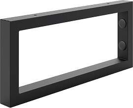 HOLZBRINK Regalhalterung Schwarz Metall 35x15 cm