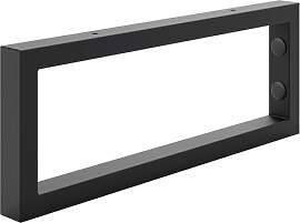 HOLZBRINK Regalhalterung Schwarz Metall 40x15 cm