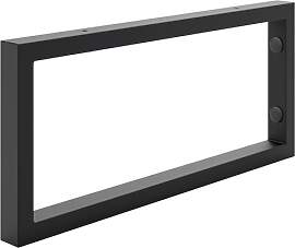 HOLZBRINK Regalhalterung Schwarz Metall 45x20 cm