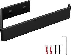 HOLZBRINK Toilettenpapierhalter Schwarz matt