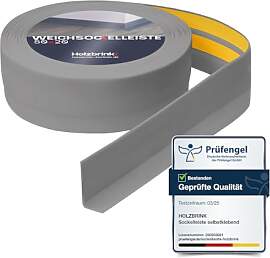HOLZBRINK Weichsockelleiste selbstklebend PVC