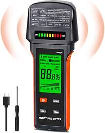 Holzfeuchtemessgerät 4-in-1, 5000N Digitales