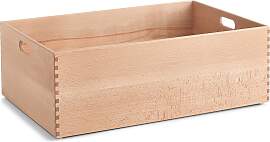 Holzkiste ZELLER PRESENT, beige (natur), B:60cm