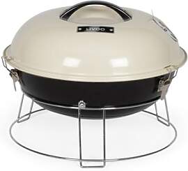 Holzkohlegrill 38cm beige - DOC301