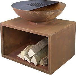 Holzkohlegrill BUSCHBECK "Planchagrill Rubigo 