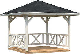 Holzpavillon PALMAKO "Betty", beige