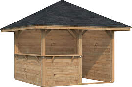 Holzpavillon PALMAKO "Bianca 8,3 m² Set