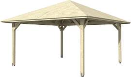 Holzpavillon SKANHOLZ "Cannes 3", beige