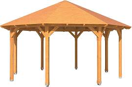 Holzpavillon SKANHOLZ "Lyon 3", beige