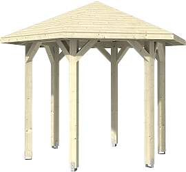 Holzpavillon SKANHOLZ "Nancy 1", beige