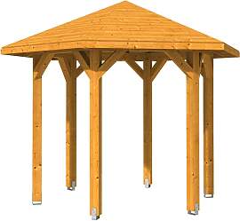 Holzpavillon SKANHOLZ "Nancy 1", braun