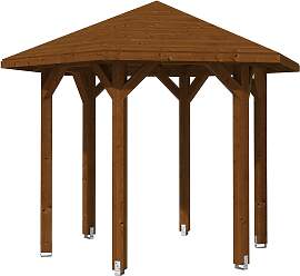 Holzpavillon SKANHOLZ "Nancy 1", braun