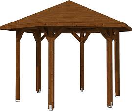 Holzpavillon SKANHOLZ "Nancy 2", braun