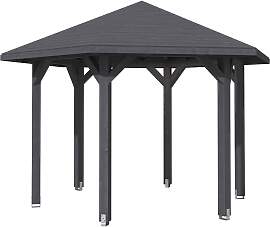 Holzpavillon SKANHOLZ "Nancy 2", grau