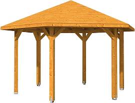 Holzpavillon SKANHOLZ "Nancy 3", braun