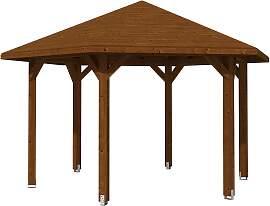 Holzpavillon SKANHOLZ "Nancy 3", braun