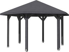 Holzpavillon SKANHOLZ "Nancy 3", grau