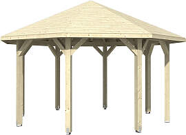 Holzpavillon SKANHOLZ "Nice 2", beige