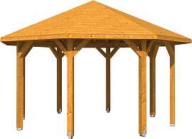 Holzpavillon SKANHOLZ "Nice 2", braun