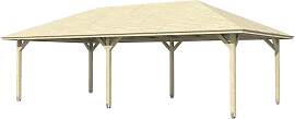 Holzpavillon SKANHOLZ "Orleans 3", beige 