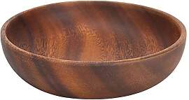 Holzschale, Holz Snack Dish Obst Essen Salat Suppe 
