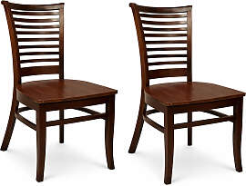 Holzstuhl Milano Holzsitz (2er-Set)