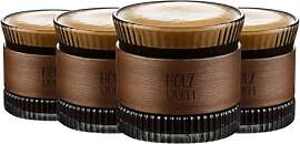 Holzwurm Espressotassen Set Glas 170 ml inkl.