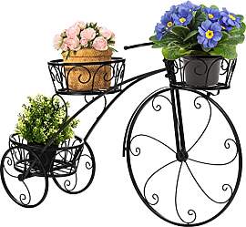 HOMASIS Blumenständer im Fahrradform,