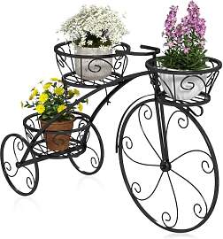 HOMASIS Blumenständer im Fahrradform,