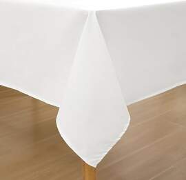 Homaxy Leinenoptik Tischdecke Abwaschbar