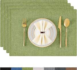 Homaxy Tischsets Abwaschbar 4er Set, Platzsets